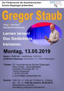 Gregor Staub am Montag, 13. Mai 2019