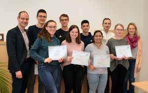delf1 Fotos der Absolventen 2019