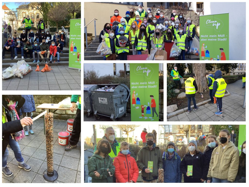 Clean Up-Challenge für die Siebtklässler - Freihof-Gymnasium Göppingen