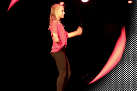 Schulkonzert 24 Akrobatin Zirkus AG