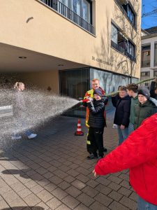 Blaulichttag am Freihof Gymnasium